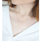 Aquamarine Pendant Yellow 14K Necklace Girlfriend Gift
