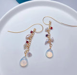 Opal Pearl Earrings Women's Jewelry