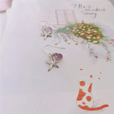 Water Drop Amethyst Earrings 925 Sterling Silver For Women