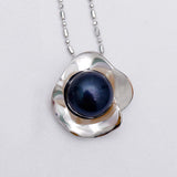 Freshwater Pearl Necklace Pink/Purple/Gray/White/Black 925 Sterling Silver