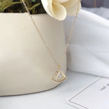 Micro Diamond 14k Gold-plated Pearl Necklace