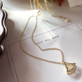 Micro Diamond 14k Gold-plated Pearl Necklace