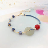 Natural Coral Bracelet 14k Filled Jewelry For Women Gift