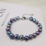 Freshwater Pearl Bracelet White/Purple/Pink/Black