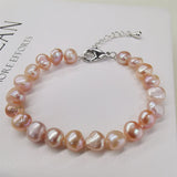 Freshwater Pearl Bracelet White/Purple/Pink/Black