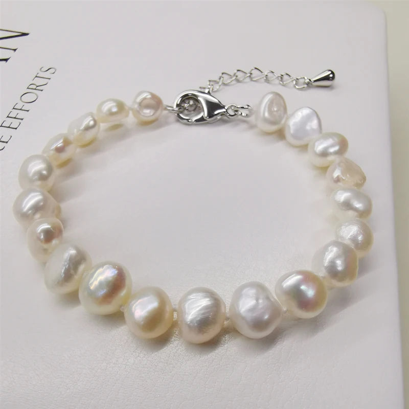Freshwater Pearl Bracelet White/Purple/Pink/Black