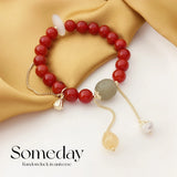 Natural Red Agated Bracelet 14k Filled Jewelry For Women Gift