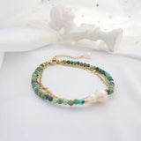 Natural Turquoise Bracelet 14k Filled Jewelry For Women Gift