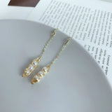 Freshwater Pearl Wild Temperament Earrings and Personalized Jewelry