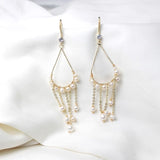 Long Tassel Earrings Light Jewelry Temperament Earrings