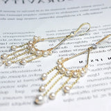 Long Tassel Earrings Light Jewelry Temperament Earrings