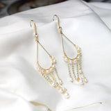 Long Tassel Earrings Light Jewelry Temperament Earrings