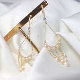 Long Tassel Earrings Light Jewelry Temperament Earrings