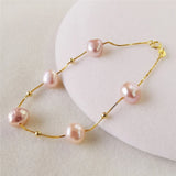 Baroque Pearl Bracelet Silver 925 for Women