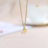 Heart Shell Pendant Freshwater Pearl Necklace