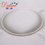 Real Pearl Necklace Jewelry Nice Gift For Girl
