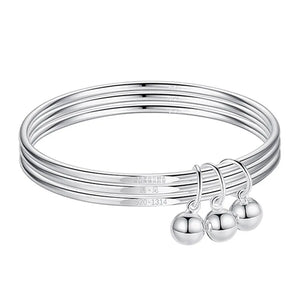925 Silver Beads Charm Bracelet - Love You Forever