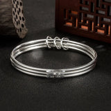 925 Silver Beads Charm Bracelet - Love You Forever