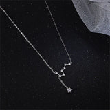 925 Silver Big Dipper Pendant Necklace for Women