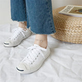 925 Silver Zircon Anklet Bracelet Minimalist Jewelry for Women