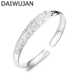 Sterling Silver Ethnic Style Peacock Cuff Bracelet