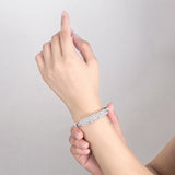 Sterling Silver Ethnic Style Peacock Cuff Bracelet