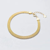 925 Silver Beaded Chain Bracelets Star Charm Fashion Party Jewelry