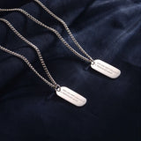Vintage Silver Plated Pendant Necklace Hiphop Alphabet Couple Casual Jewelry