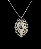 Samoyed Pendant Women Chain Choker Necklace Dog Charm Jewelry
