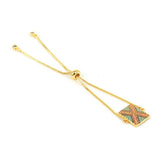 Geometric CZ Crystal Women's Bracelet - DIY Jewelry