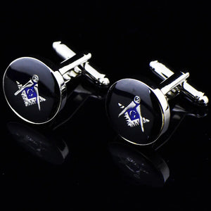 Men's Jewelry Round Cufflinks Wedding Dress Suit Accessories