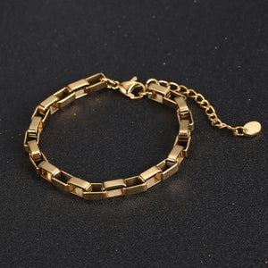Men Motorcycle Chain Wristband Bracelet Stainless Steel Boyfriend Gift