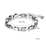 Men Motorcycle Chain Wristband Bracelet Stainless Steel Boyfriend Gift