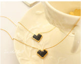 DAVINI Crystal Zircon Love Chain 18K Plated Women's Necklace Pendant