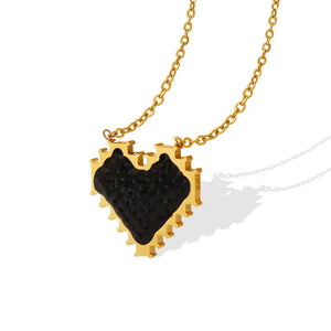 DAVINI Crystal Zircon Love Chain 18K Plated Women's Necklace Pendant