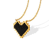 DAVINI Crystal Zircon Love Chain 18K Plated Women's Necklace Pendant