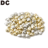 DC 100pcs/lot 10x8mm CCB Mini Sweet Love Heart Charms Pendant