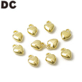 DC 100pcs/lot 10x8mm CCB Mini Sweet Love Heart Charms Pendant
