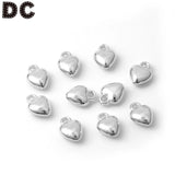 DC 100pcs/lot 10x8mm CCB Mini Sweet Love Heart Charms Pendant