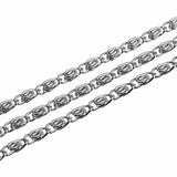10Yards 2mm 3mm Silver Stainless Steel Twisted Chain Jewelry Bulk Chains