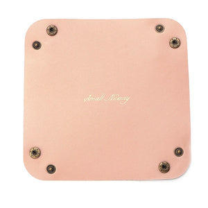 DC 1PCS Jewelry Box Fold Tray PU Leather Table Top Storage