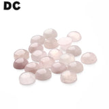 20pcs 6-25mm Pink Crystal Quartz Cabochons Beads DIY Jewelry Findings
