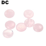 20pcs 6-25mm Pink Crystal Quartz Cabochons Beads DIY Jewelry Findings