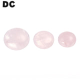 20pcs 6-25mm Pink Crystal Quartz Cabochons Beads DIY Jewelry Findings