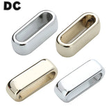 40pcs Square Spacer Beads for Wide Leather Cord DIY Jewelry