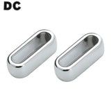 40pcs Square Spacer Beads for Wide Leather Cord DIY Jewelry