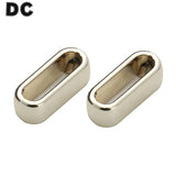 40pcs Square Spacer Beads for Wide Leather Cord DIY Jewelry