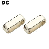 40pcs Square Spacer Beads for Wide Leather Cord DIY Jewelry