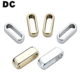 40pcs Square Spacer Beads for Wide Leather Cord DIY Jewelry