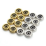 100pc Antique 8MM Round Metal Spacer Beads for DIY Bracelets